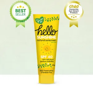 123 Nourish Me Hello Sunshine SPF 40 Sunscreen - 100g