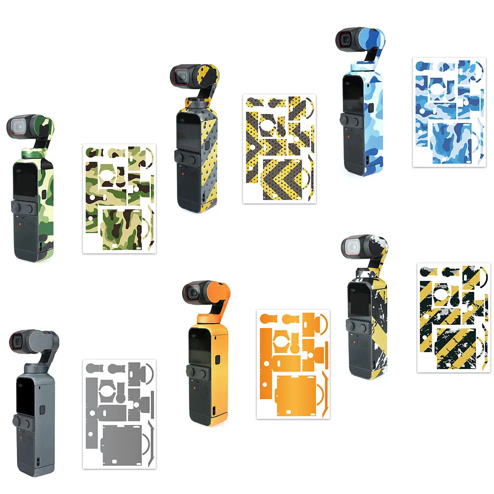 3M Gradient Pattern Sticker Protective Film Camera Accessories for DJI OSMO Pocket 2 Handheld Gimal Camera