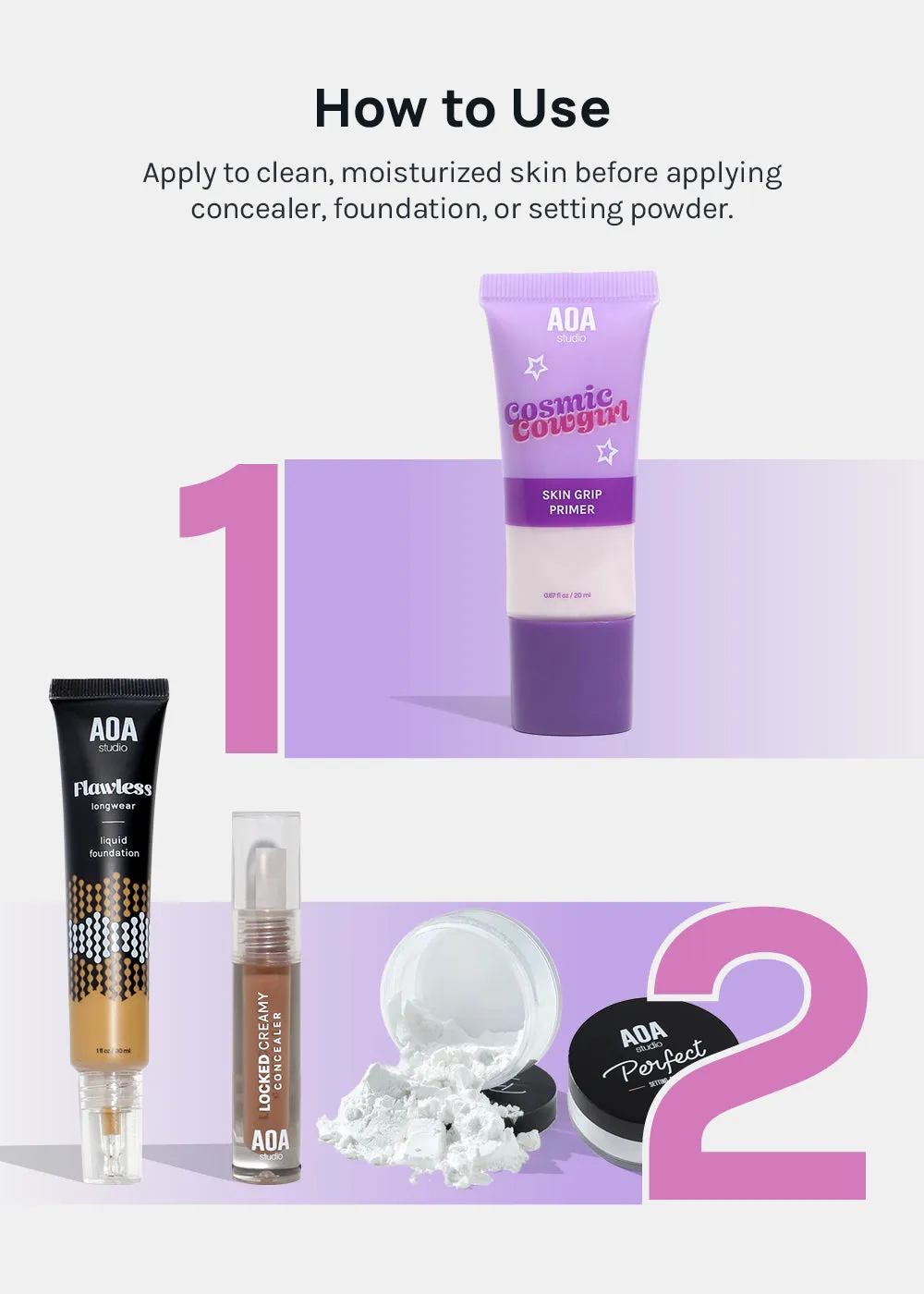 AOA Cosmic Cowgirl Skin Grip Primer