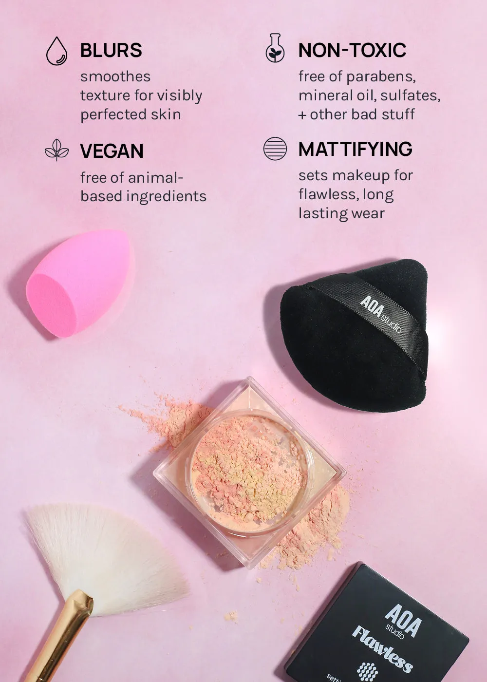 AOA Flawless Setting   Finishing Powder