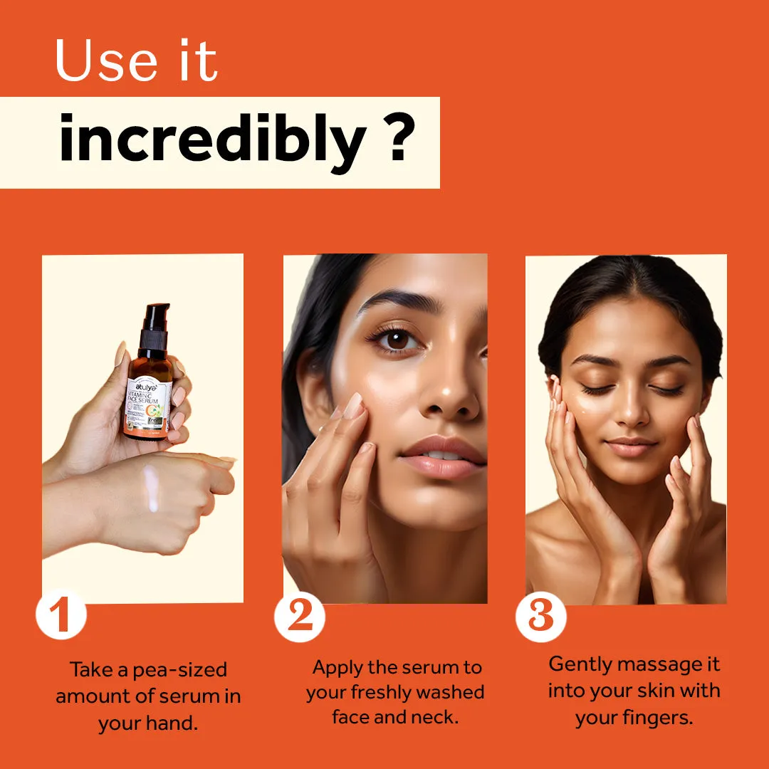 atulya Vitamin C Face Serum 30ml (Buy 5 Products & Get Rs.500 Off)