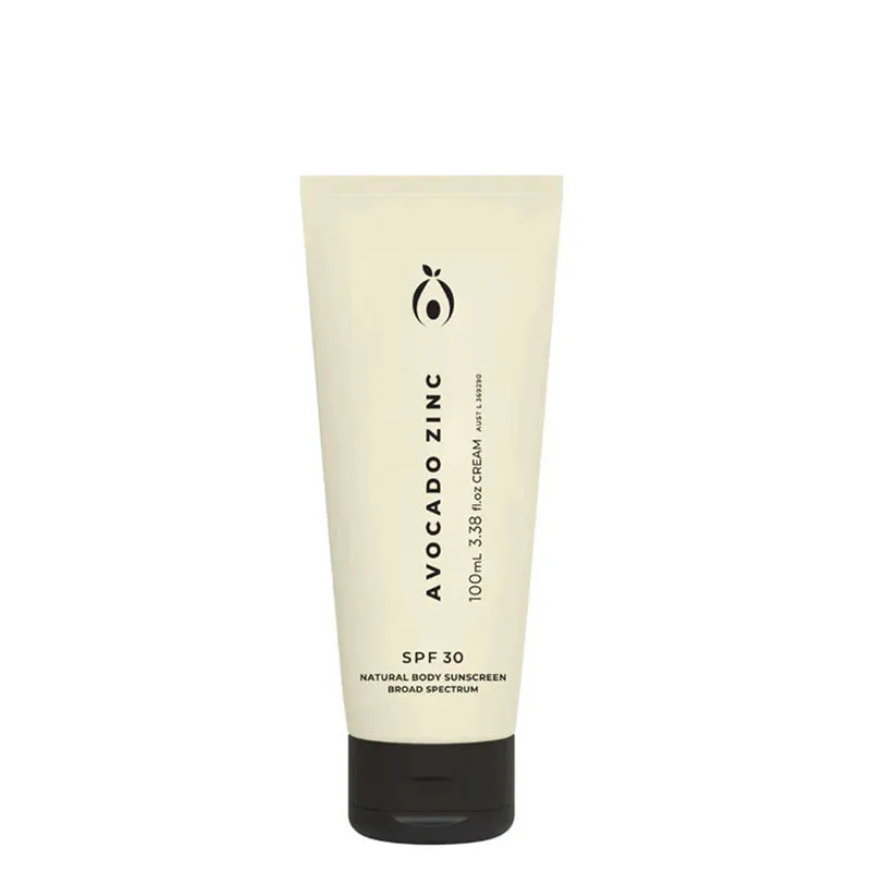 Avocado Zinc SPF30 All Natural Body Sunscreen