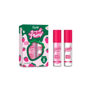 Berry Plump Plumping Lip Gloss Duo : Pink Sugar / Crystal Clear Duo