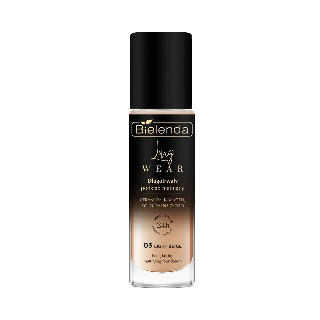 Bielenda LONG WEAR - Long Lasting Mattifying Foundation 30ml