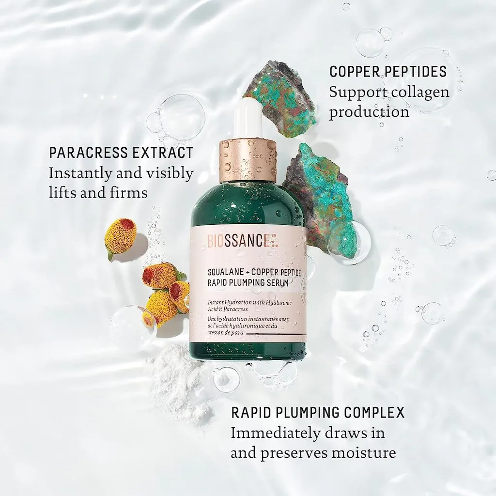 BIOSSANCE SQUALANE   COPPER RAPID PLUMPING SERUM