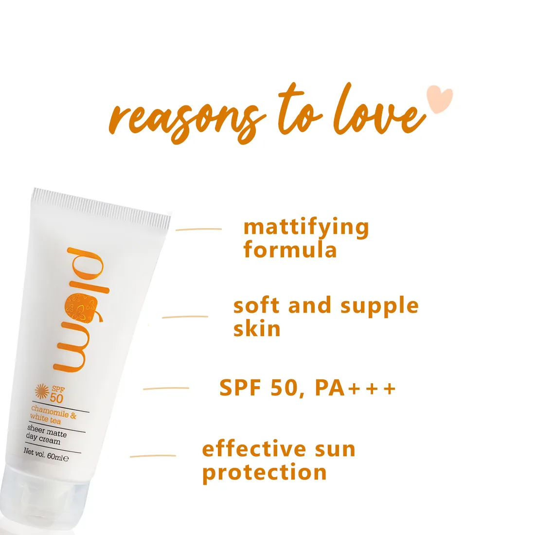Chamomile & White Tea Sheer Matte Day Cream Sunscreen