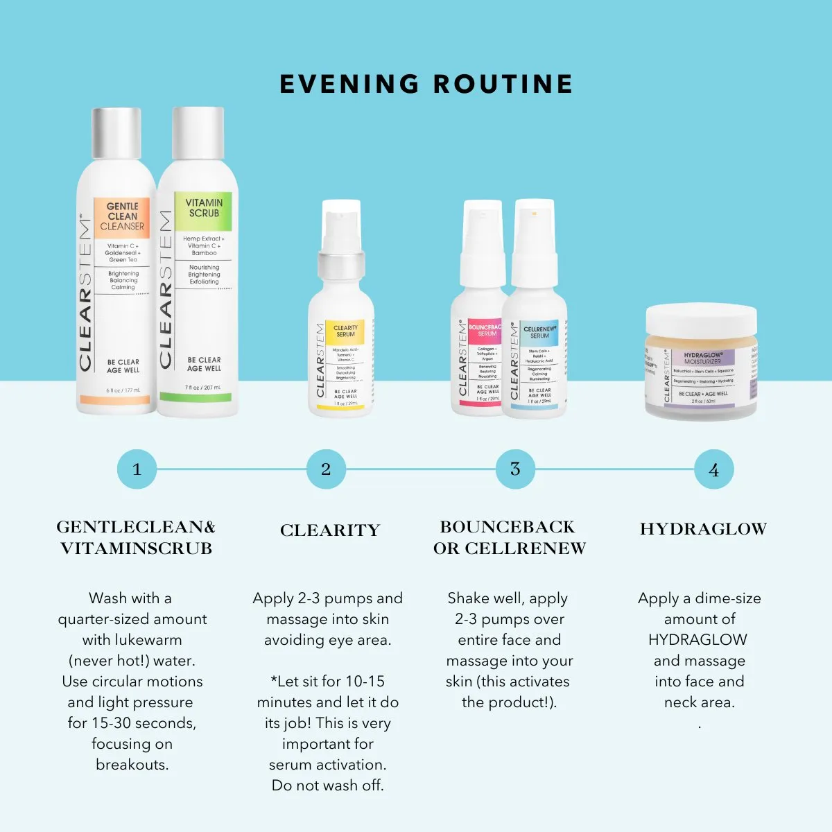CLEARSTEM Skincare VITAMINSCRUB™ - Antioxidant-Infused Scrub Cleanser