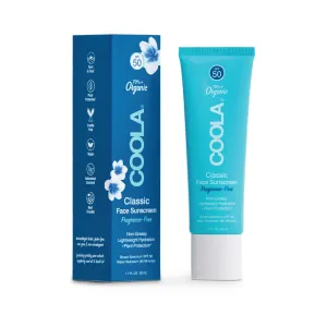 COOLA Classic Face Organic Sunscreen Lotion SPF 50 - Fragrance Free