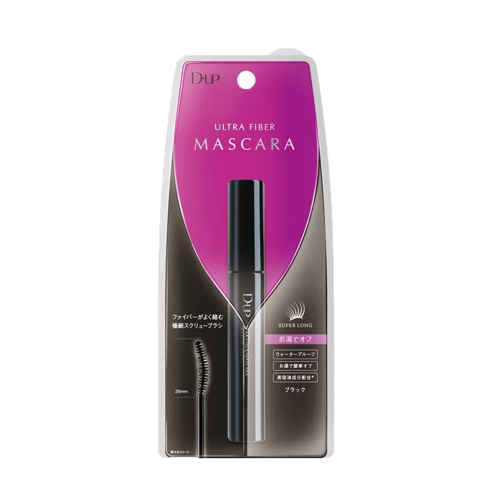 D-UP Ultra Fiber Super Long Mascara (Black) 9g 日本D-UP 超激长睫毛膏 (黑色)
