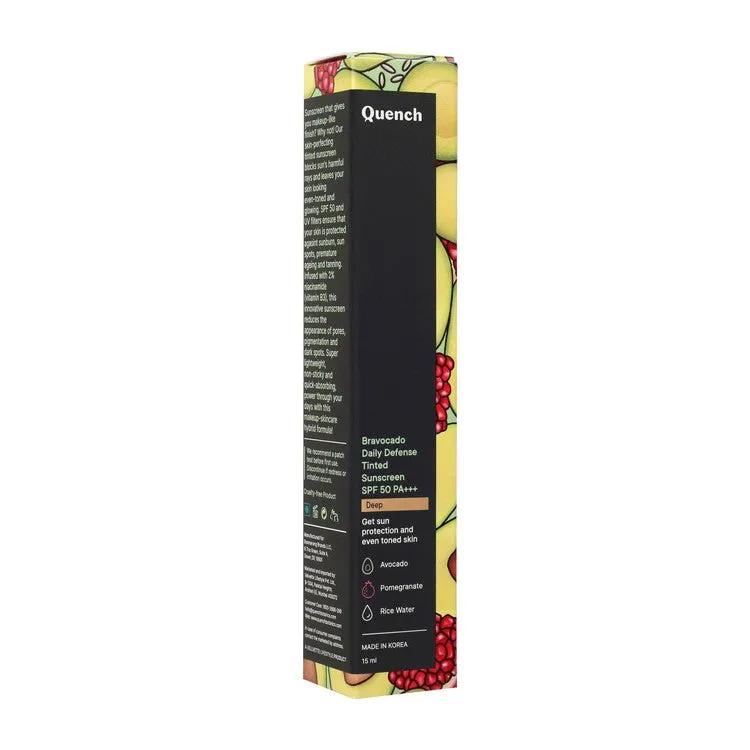 Daily Defense Tinted sunscreen SPF 50 PA    (Deep) -15ml