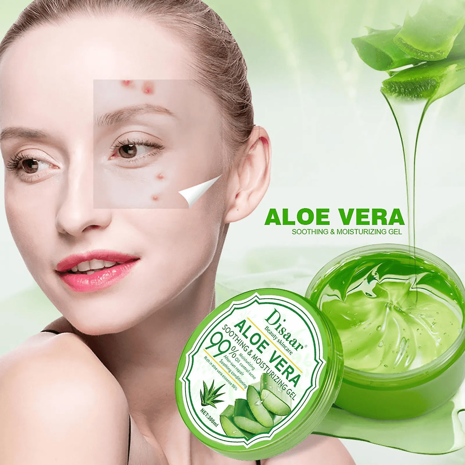 Disaar Aloe Vera Soothing & Moisturizing Gel - 300ml
