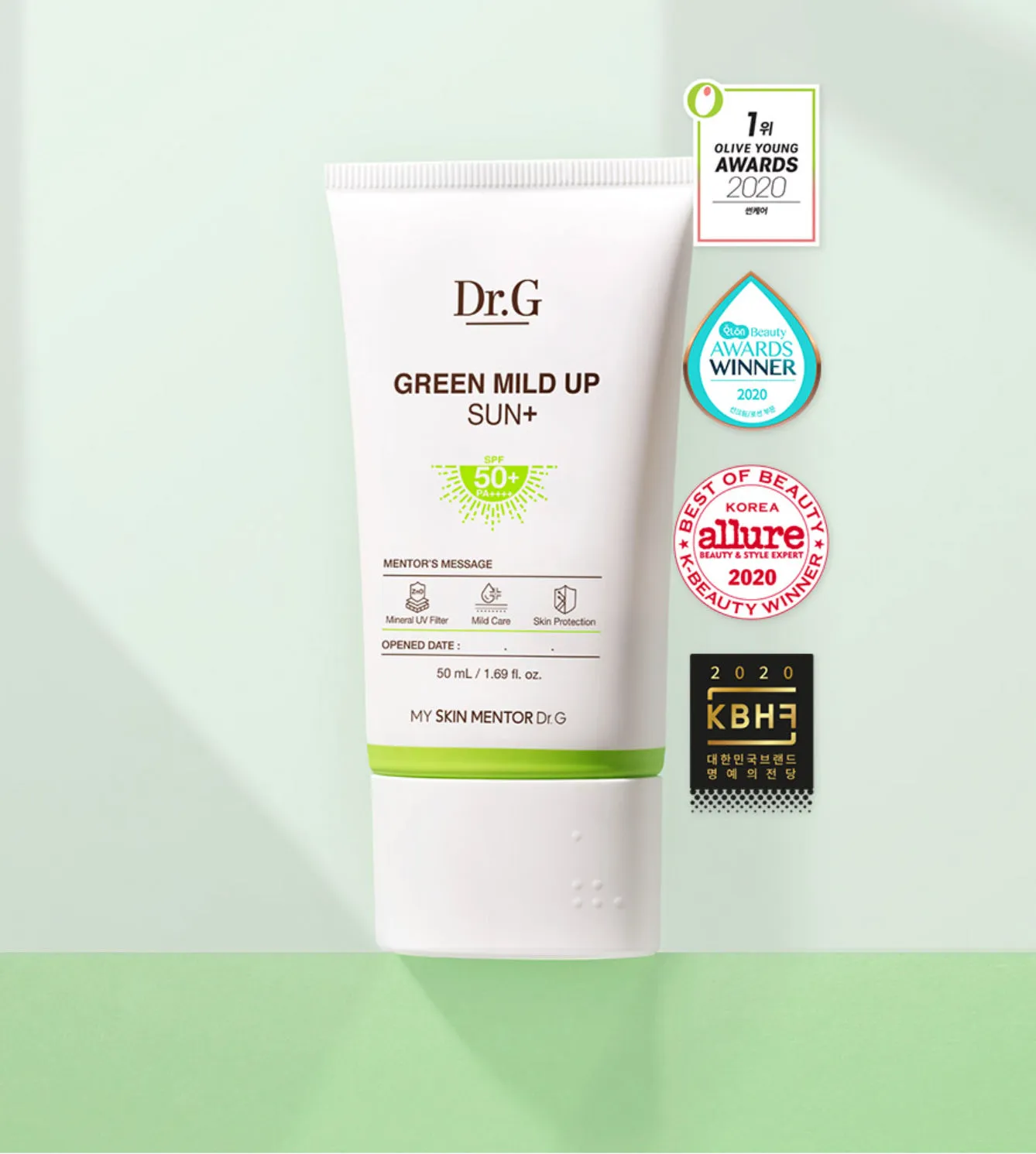 Dr. G Green Mild Up Sun Plus SPF50  PA   
