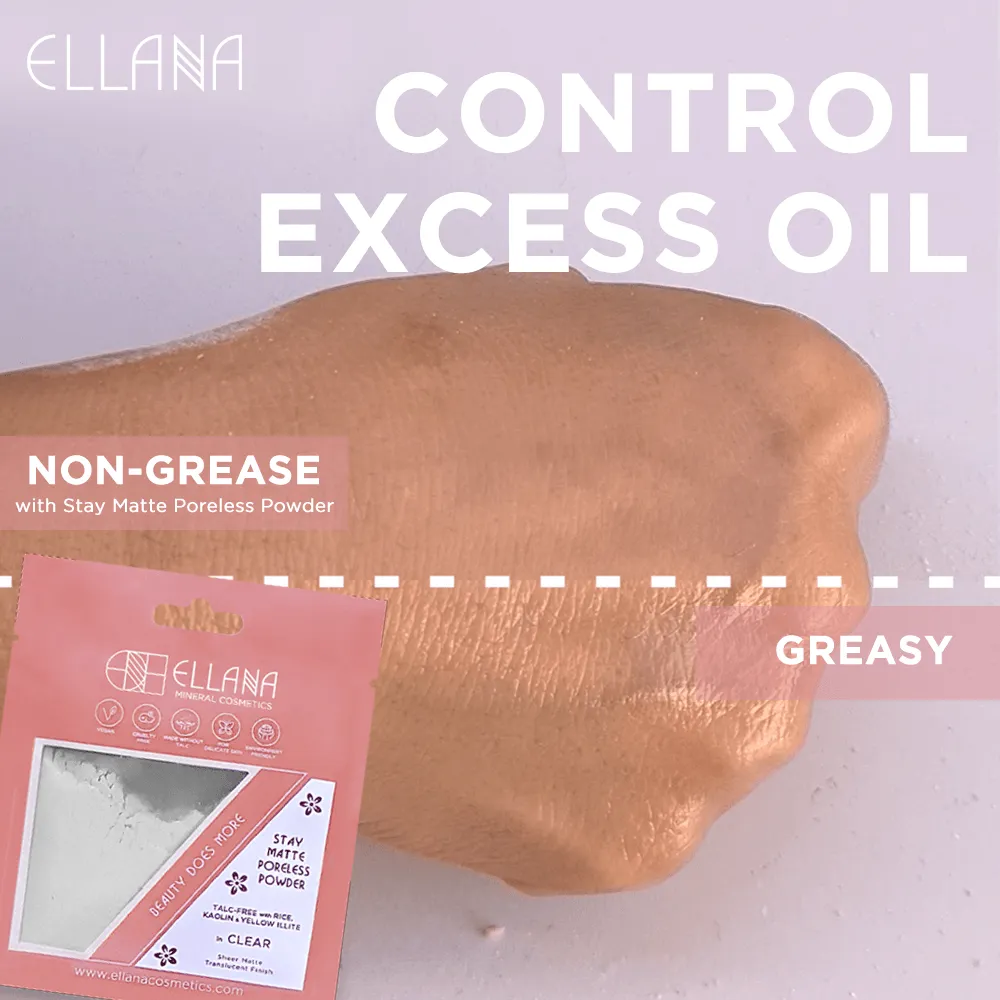 Ellana Minerals Stay Matte Poreless Oil Control Powder