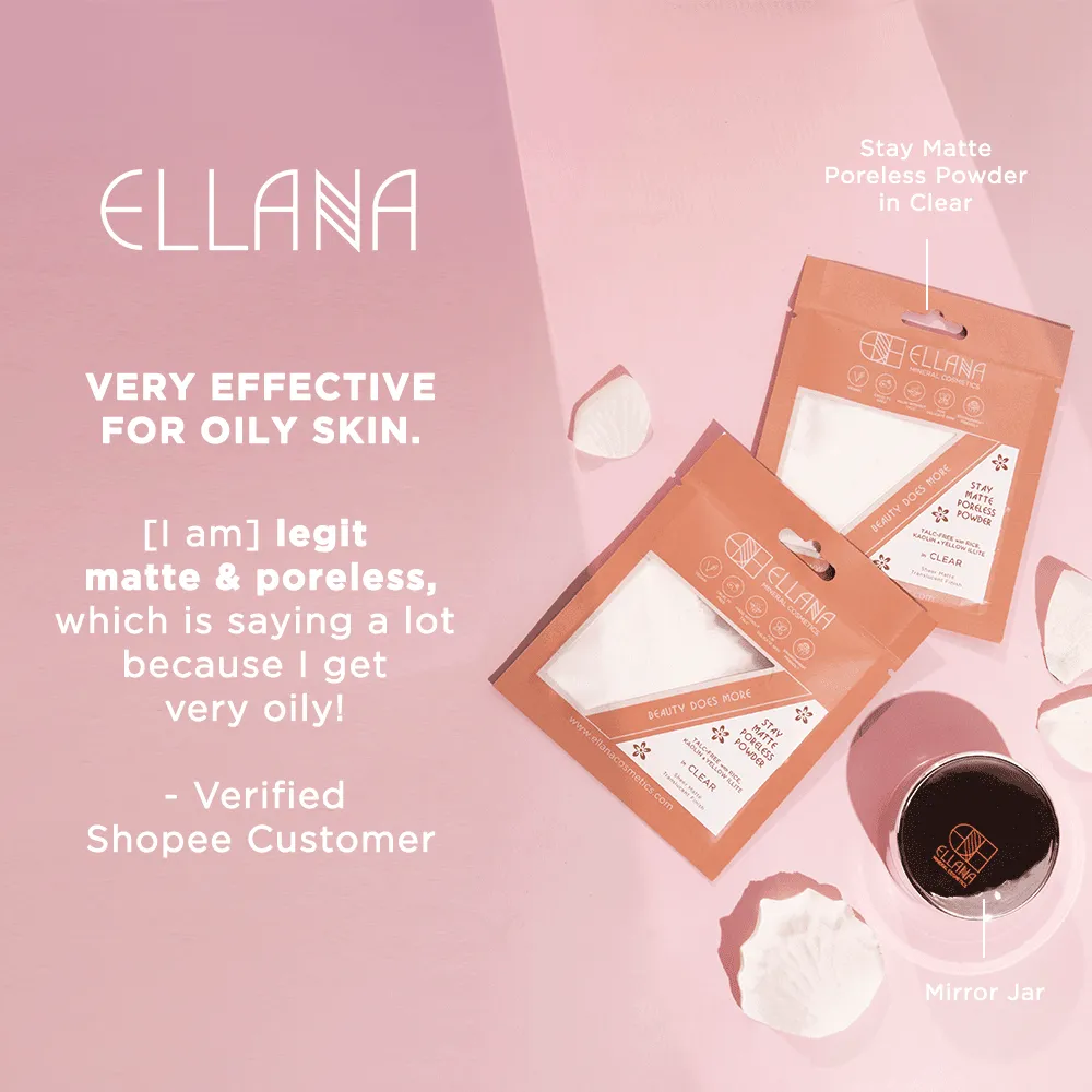 Ellana Minerals Stay Matte Poreless Oil Control Powder