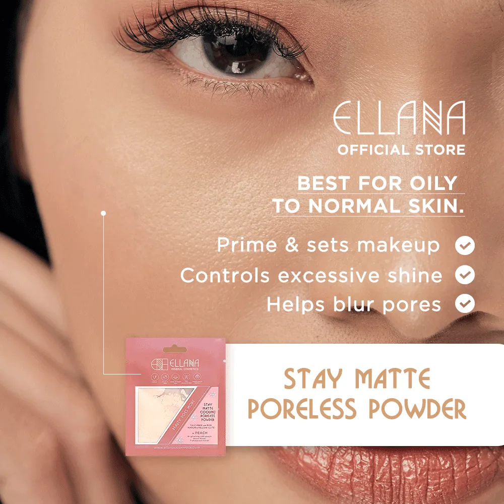 Ellana Minerals Stay Matte Poreless Oil Control Powder