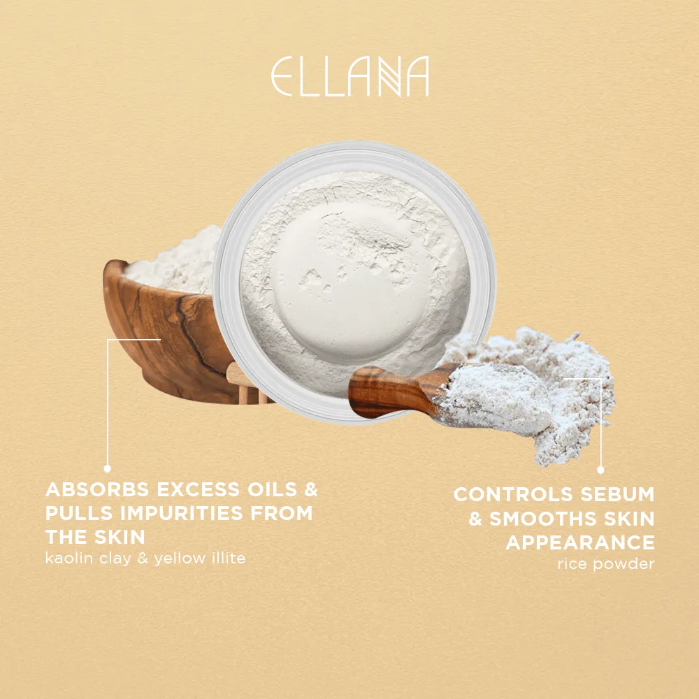 Ellana Minerals Stay Matte Poreless Oil Control Powder