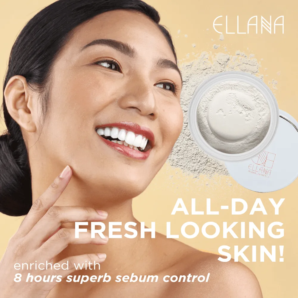 Ellana Minerals Stay Matte Poreless Oil Control Powder