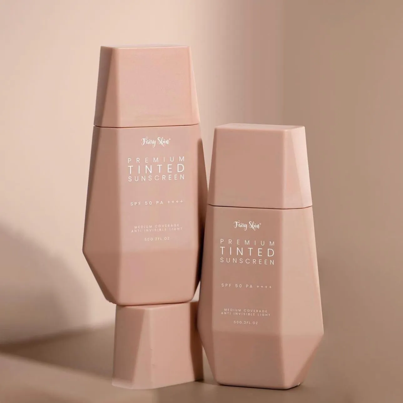 Fairy Skin - Premium TINTED SUNSCREEN SPF 50 PA      50 ML