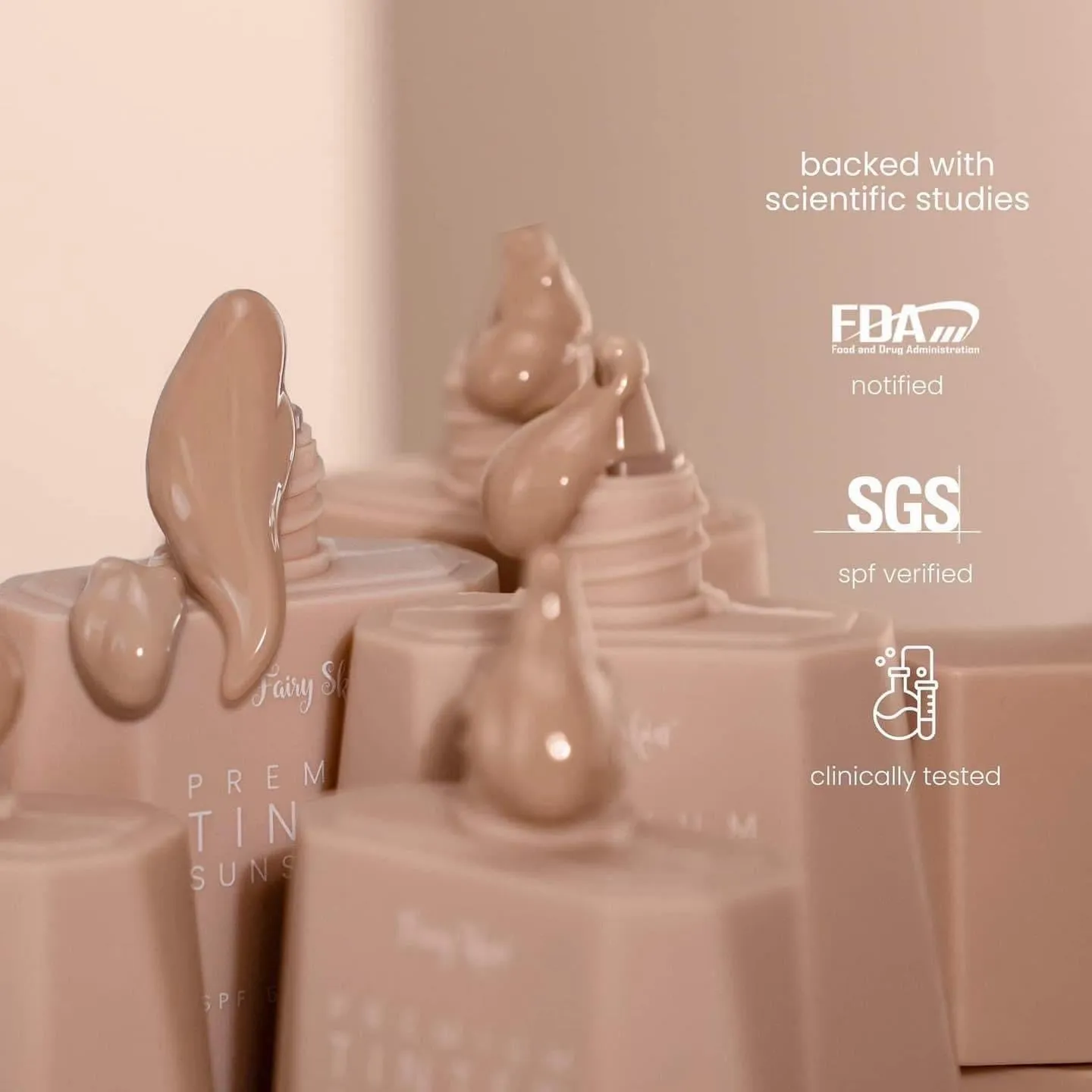 Fairy Skin - Premium TINTED SUNSCREEN SPF 50 PA      50 ML
