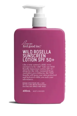 Feel Good Wild Rosella Sunscreen SPF 50 200ml