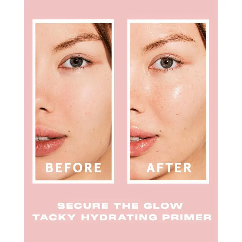 Glow 'Til Dawn Duo Value Set – on 'Til Dawn Waterproof Setting Spray & Secure the Glow Tacky Hydrating Primer for Hydrated Skin & Long-Lasting Makeup