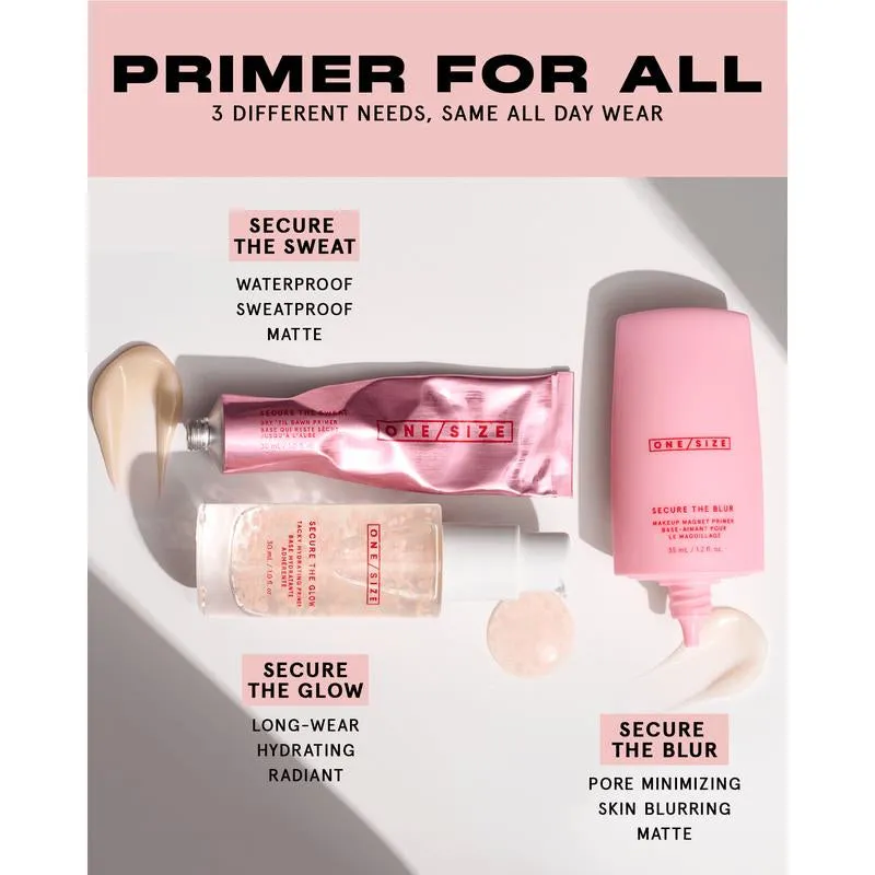 Glow 'Til Dawn Duo Value Set – on 'Til Dawn Waterproof Setting Spray & Secure the Glow Tacky Hydrating Primer for Hydrated Skin & Long-Lasting Makeup