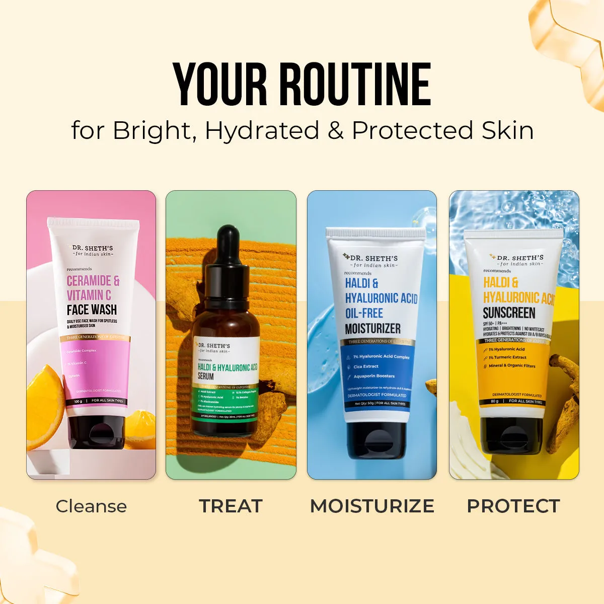 Haldi & Hyaluronic Acid Trio