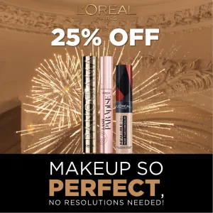 Infaillible Full Wear Waterproof Concealer & Lash Paradise Black Mascara & Voluminous Panorama Mascara Trio