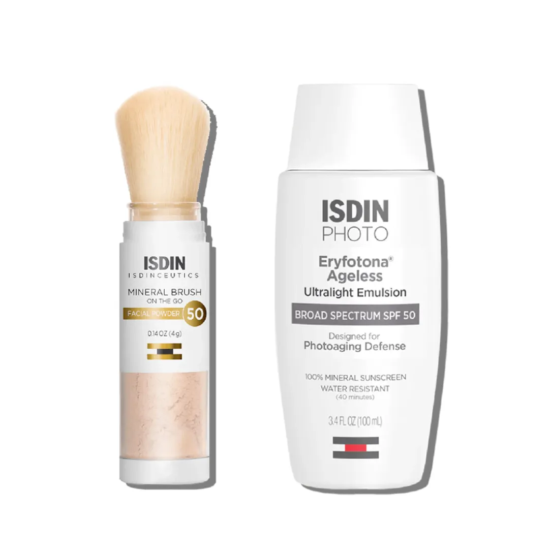 ISDIN Flawless Duo Photoaging Defense Pack with Natural Coverage*