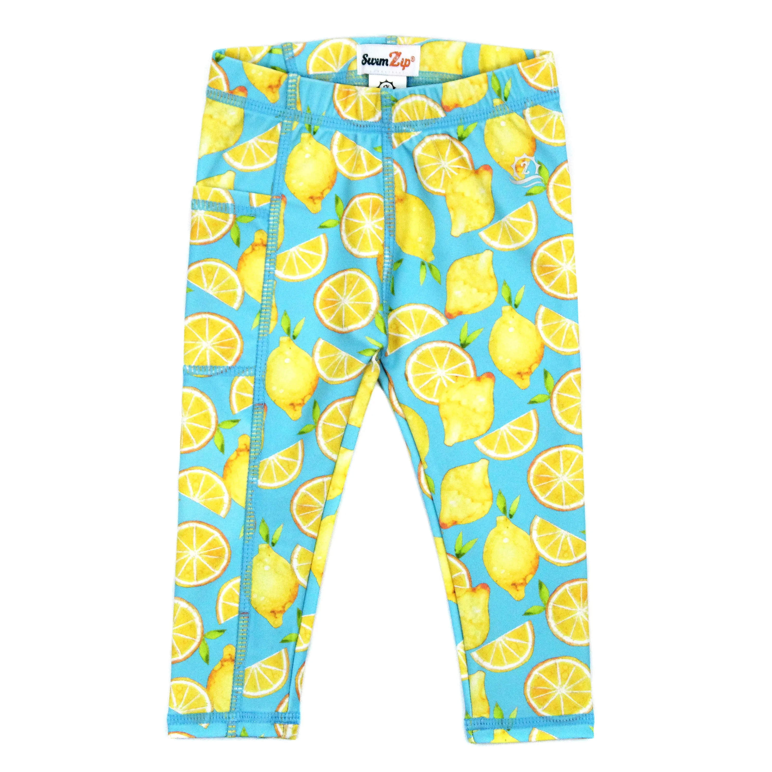 Kids Swim Pants | "Lemons"