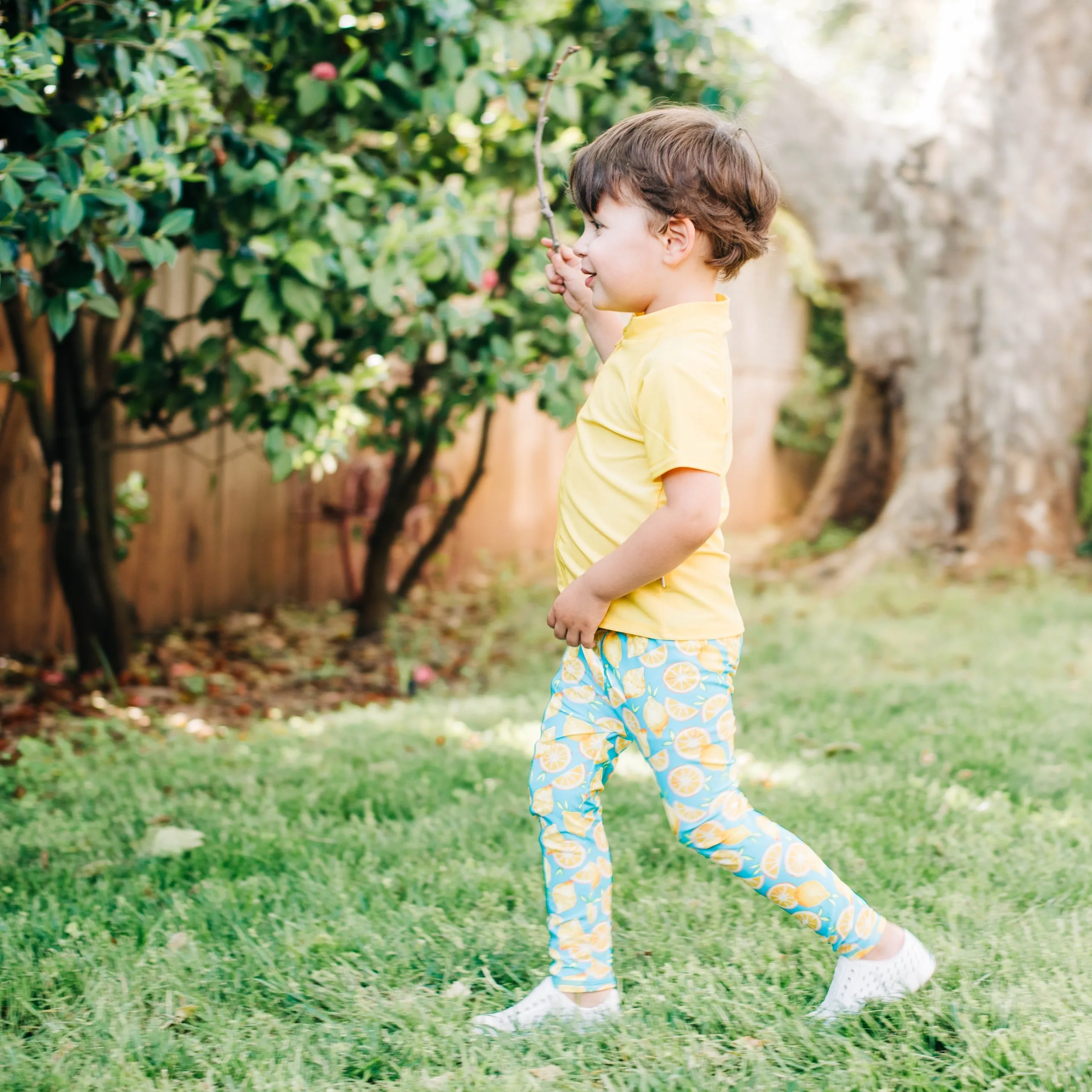 Kids Swim Pants | "Lemons"