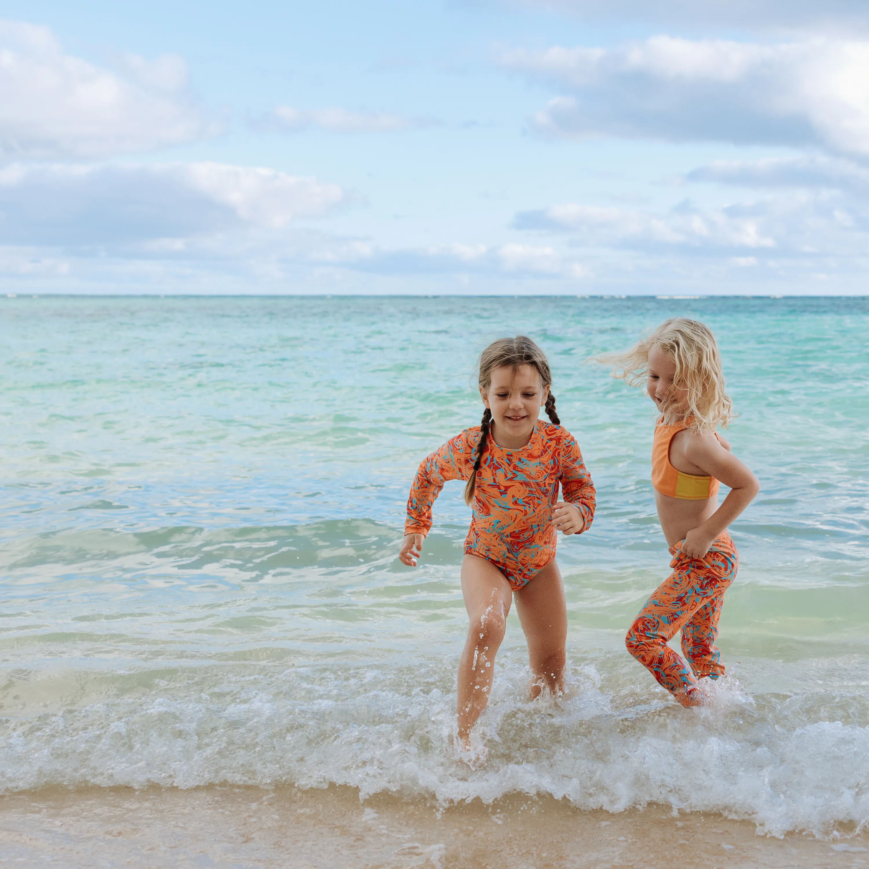 Kids Swim Pants | "Swirl"
