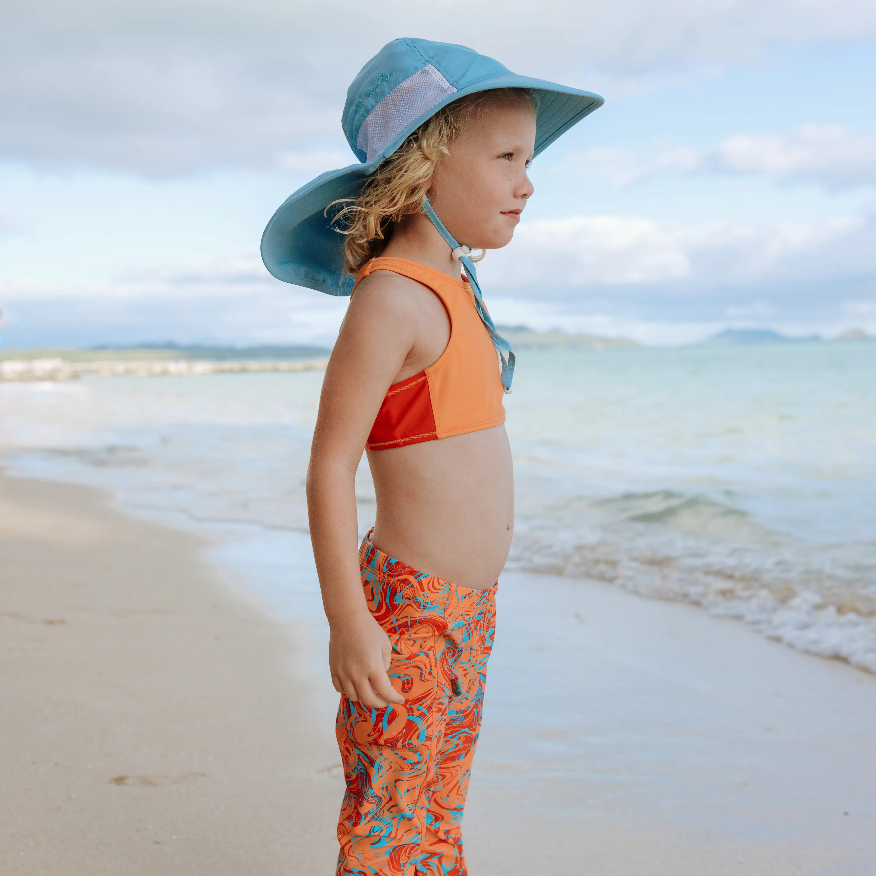 Kids Swim Pants | "Swirl"