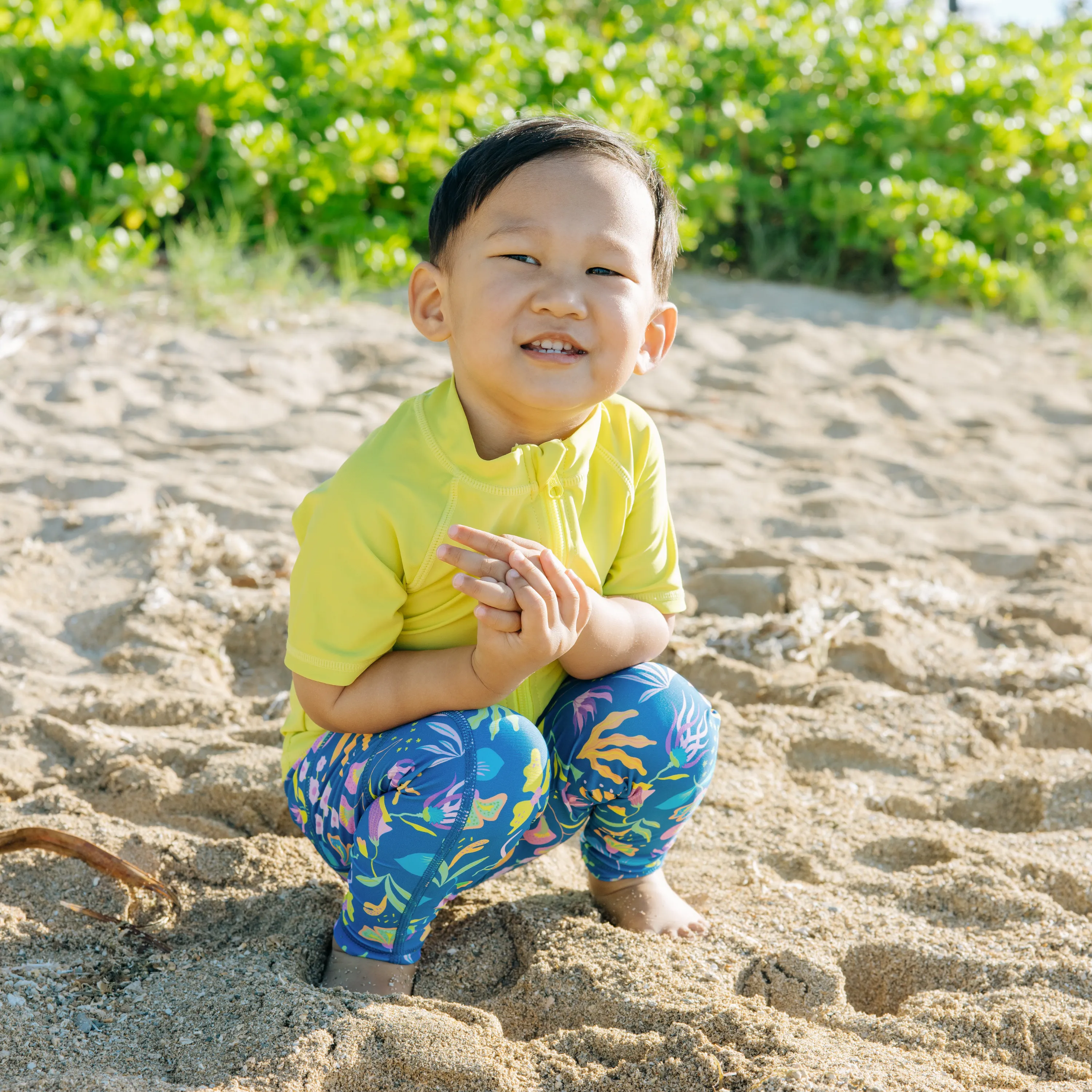 Kids Swim Pants | "Tropadelic"