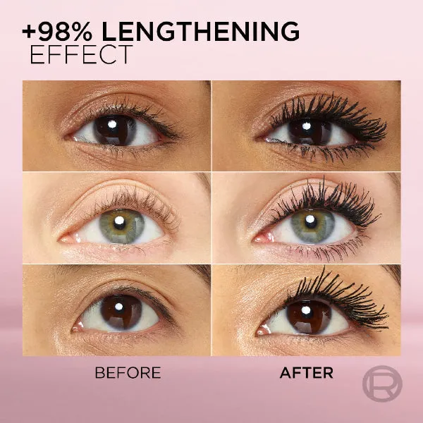 Lash Paradise 24 Hour, Volumizing and Lengthening Black Mascara- Washable