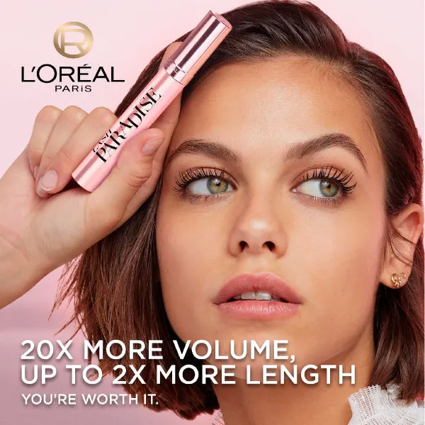 Lash Paradise 24 Hour, Volumizing and Lengthening Black Mascara- Washable