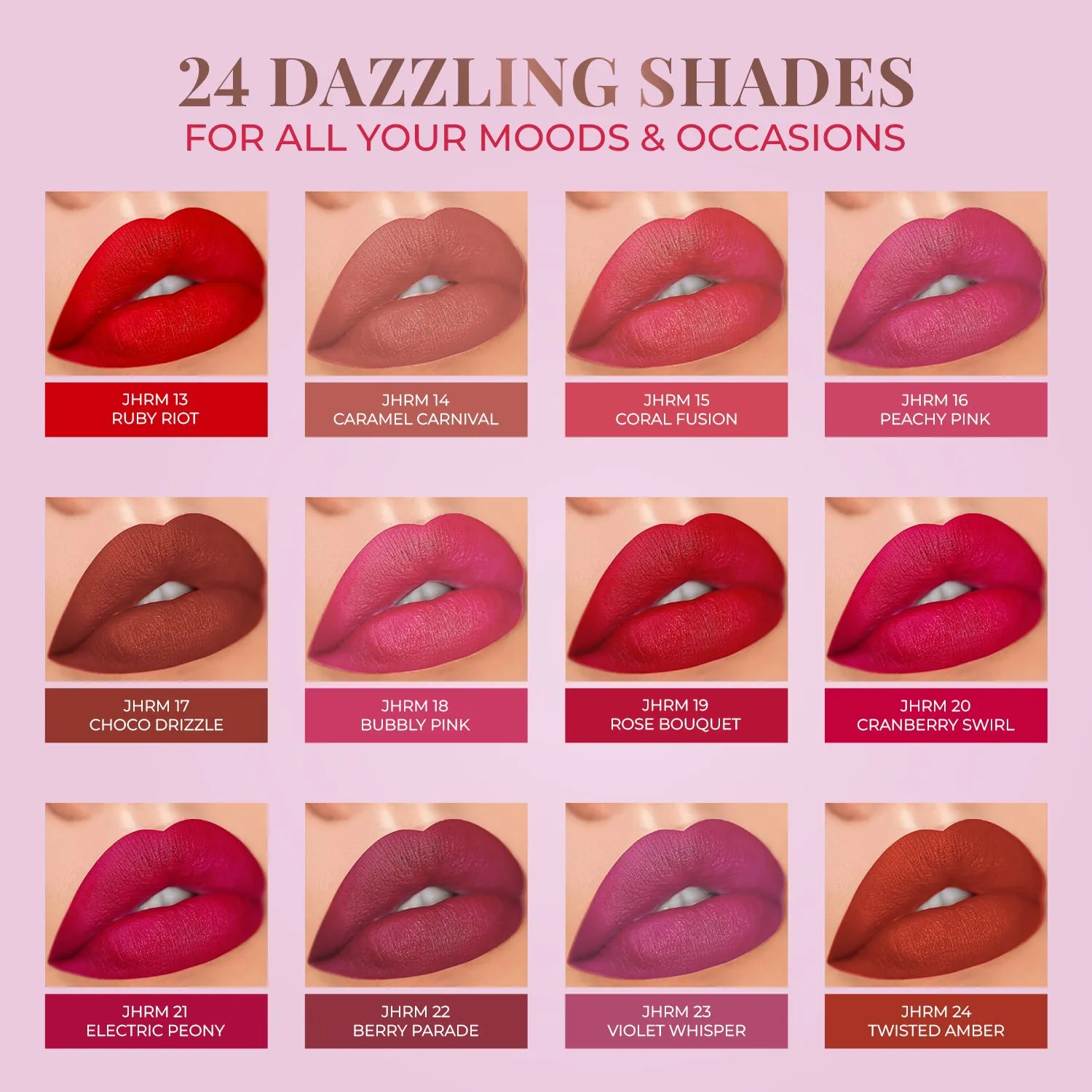 Long Stay Relaxed Matte Bullet Lipstick - BLUSH PINK