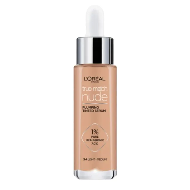 L'Oréal Paris True Match Nude Plumping Tinted Serum Light-Medium 3-4