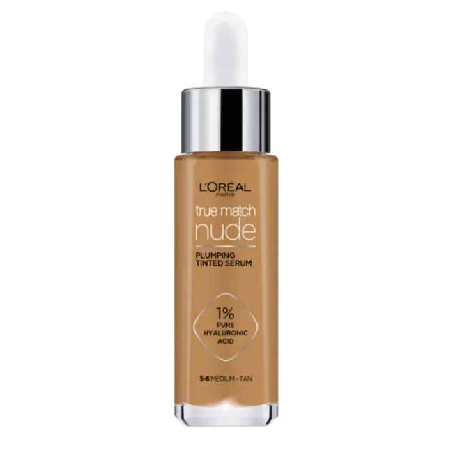 L'Oréal Paris True Match Nude Plumping Tinted Serum Medium Tan 5-6