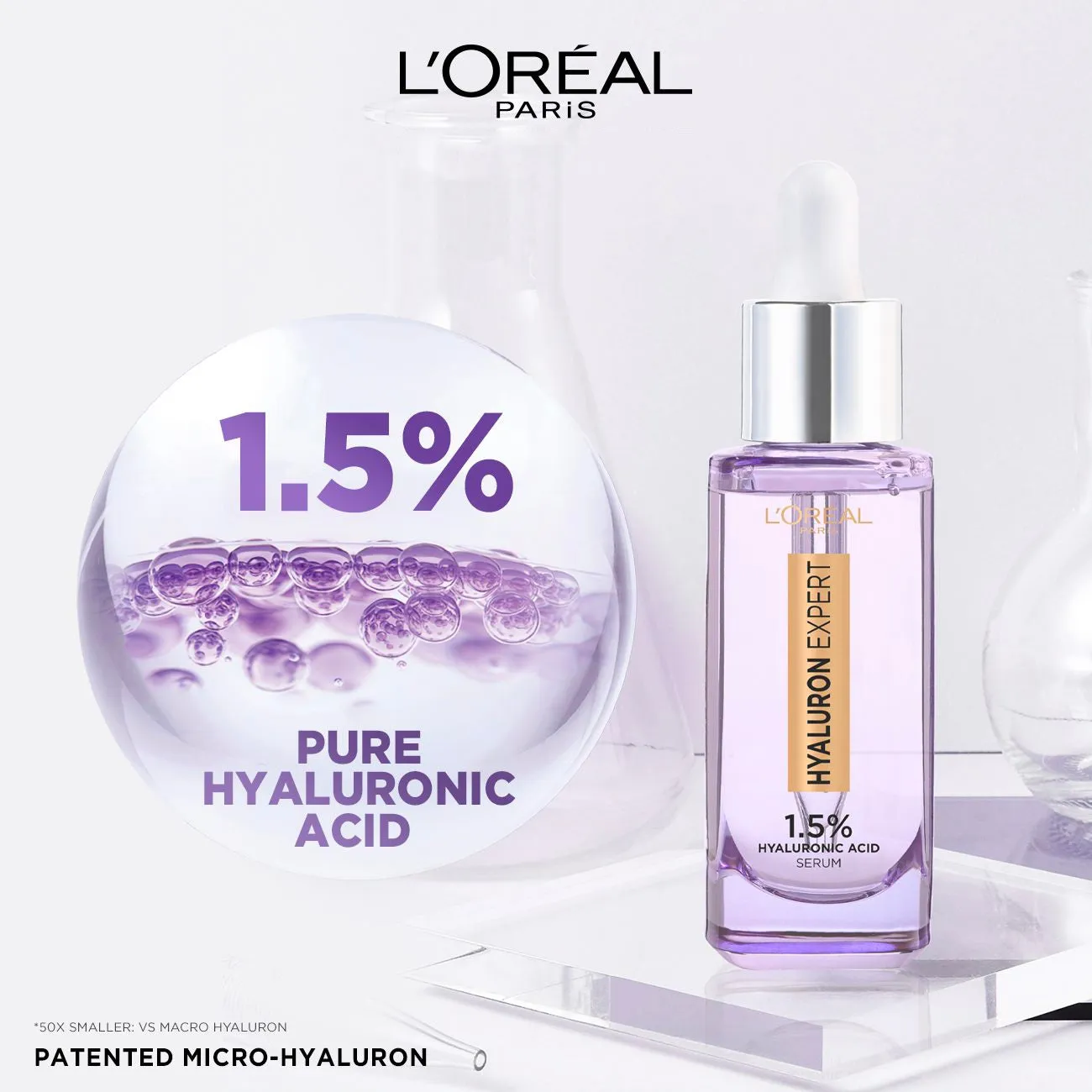L'Oreal Paris Hyaluron Expert Plumping Hydration Serum with Hyaluronic Acid- 2 sizes
