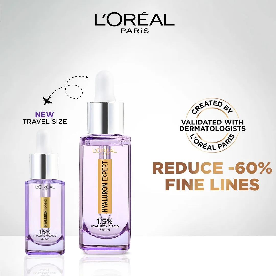 L'Oreal Paris Hyaluron Expert Plumping Hydration Serum with Hyaluronic Acid- 2 sizes