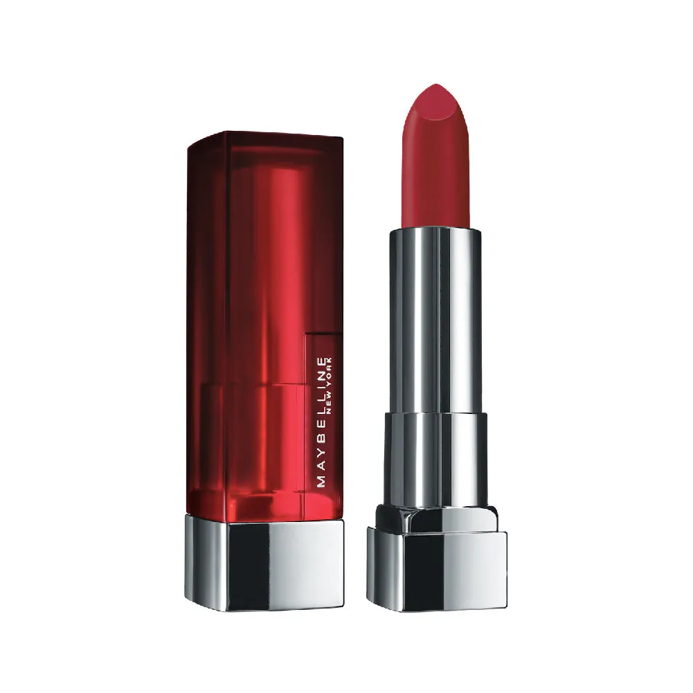 Maybelline New York Color Sensational Creamy Matte Lipstick, 691 Rich Ruby, 3.9g