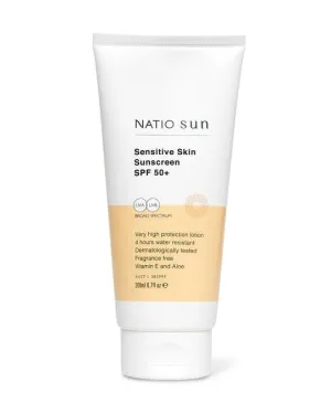 Natio Sensitive Skin Sunscreen Spf 50  200Ml