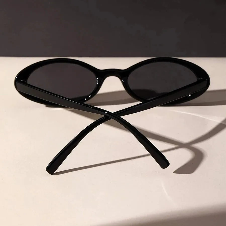 Noir Oval Shades