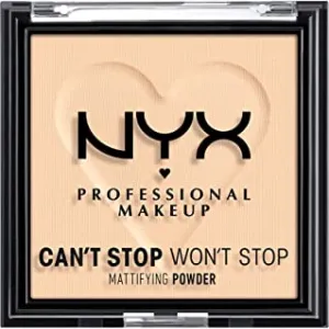 NYX PROFESSIONAL MAKEUP Can't Stop Won't Stop Mattifying Pressed Powder - Light