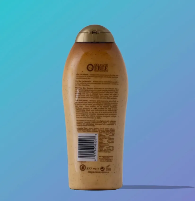 OGX Smoothing   Coconut Coffee Scrub & Wash