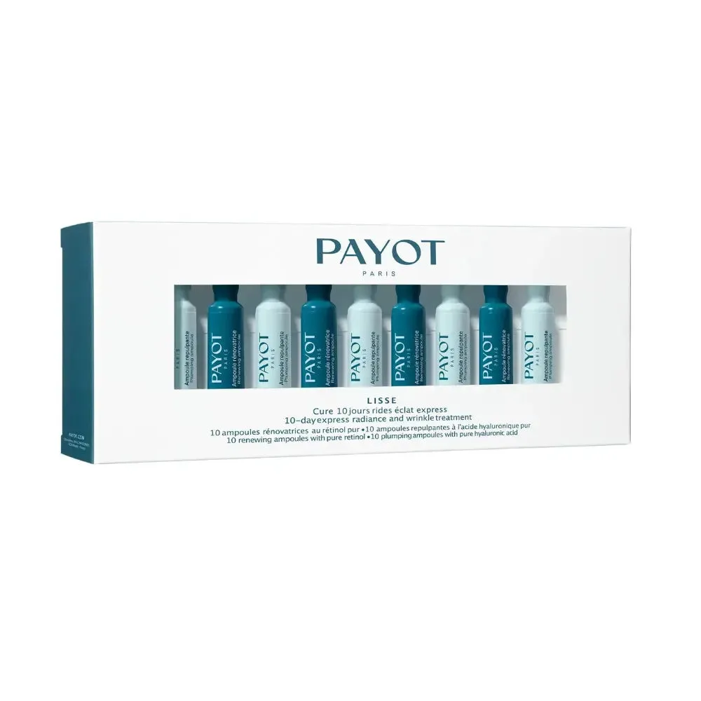 Payot Lisse Cure 10-Day Hyaluronic Acid & Retinol Cure 20 x Ampoules