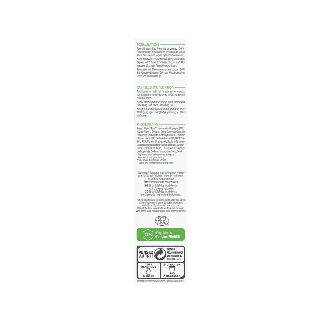 Pure Purifying Mattifying Cream