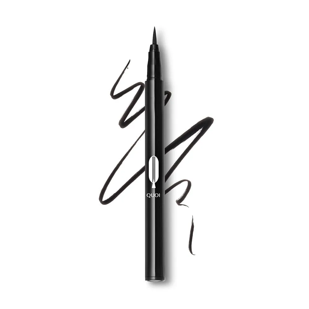 Quoi Makeup Felt Tip Eyeliner Black