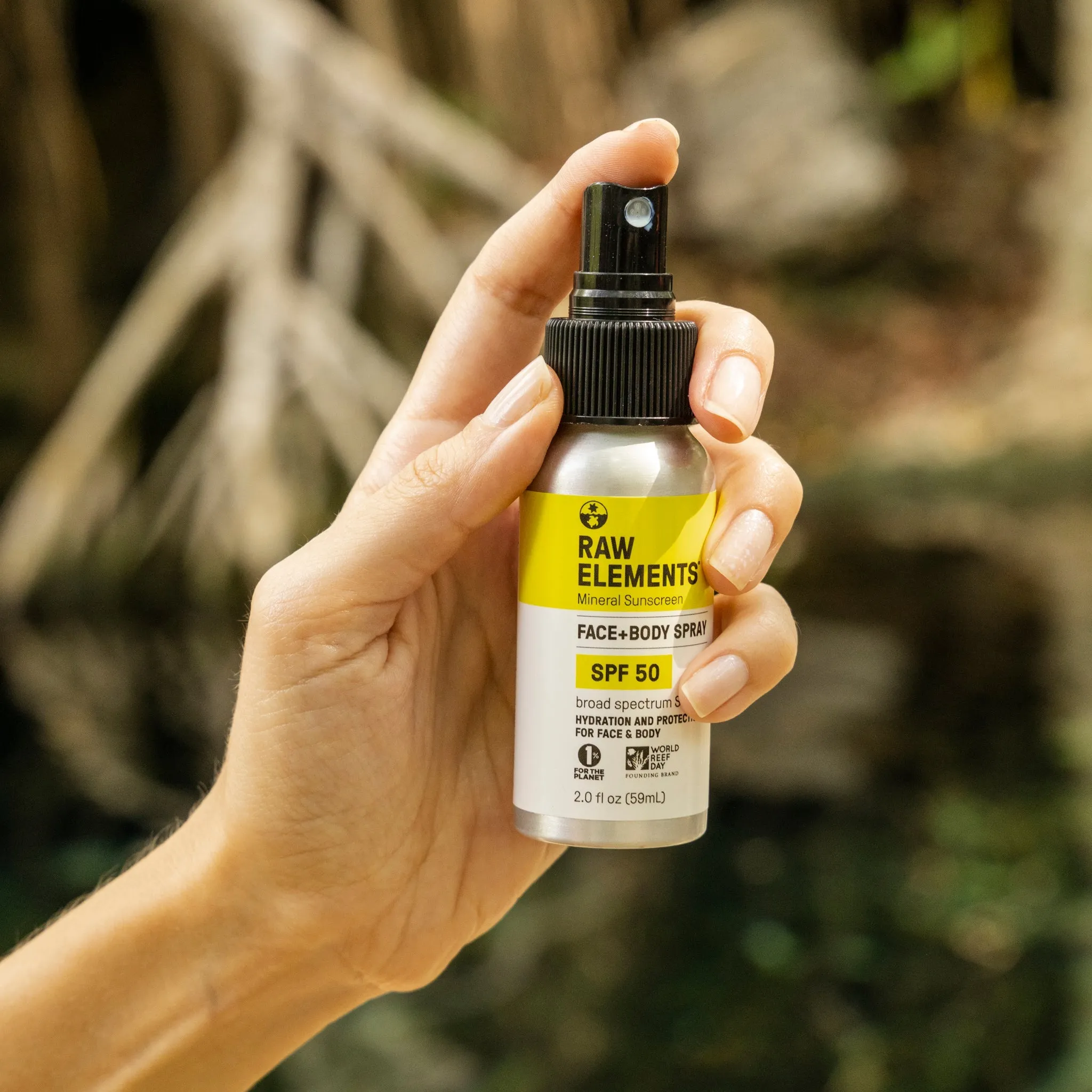 RAW ELEMENTS 2OZ  SPF 50 SPRAY